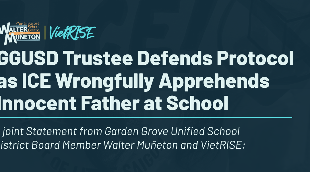 GGUSD Defends Protocol as ICE Wrongfully Apprehends Innocent Father at School